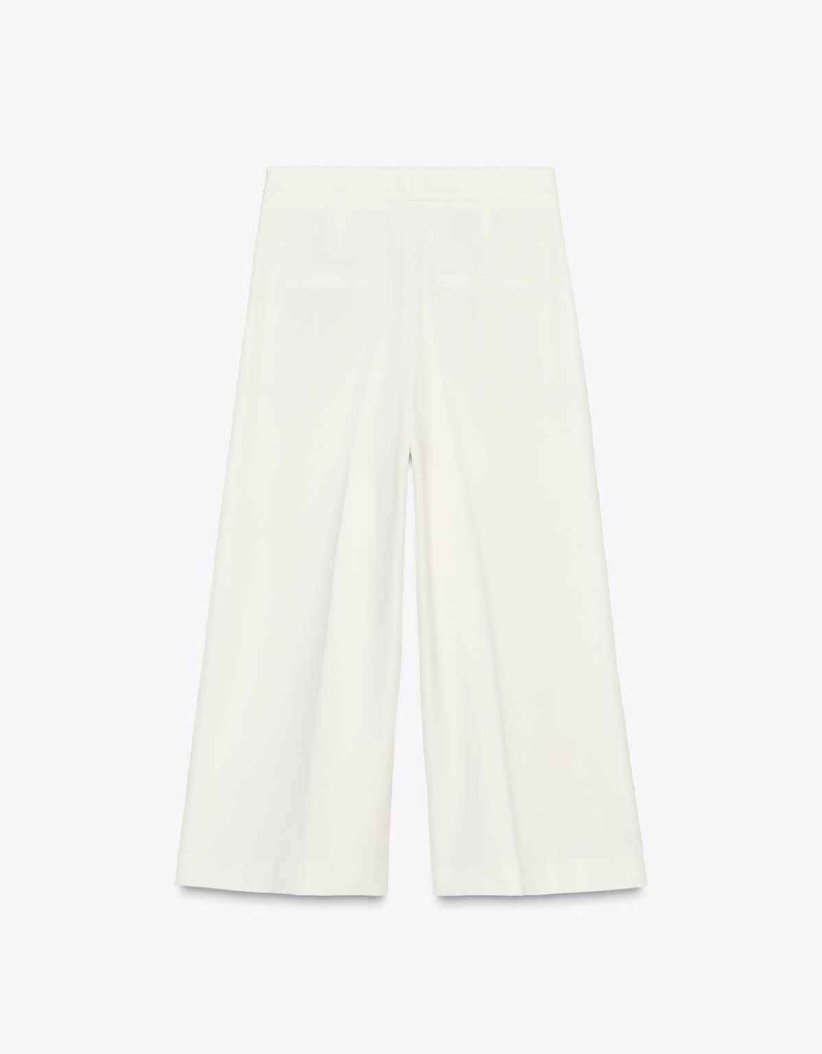 HIGH-WAIST CULOTTE TROUSERS