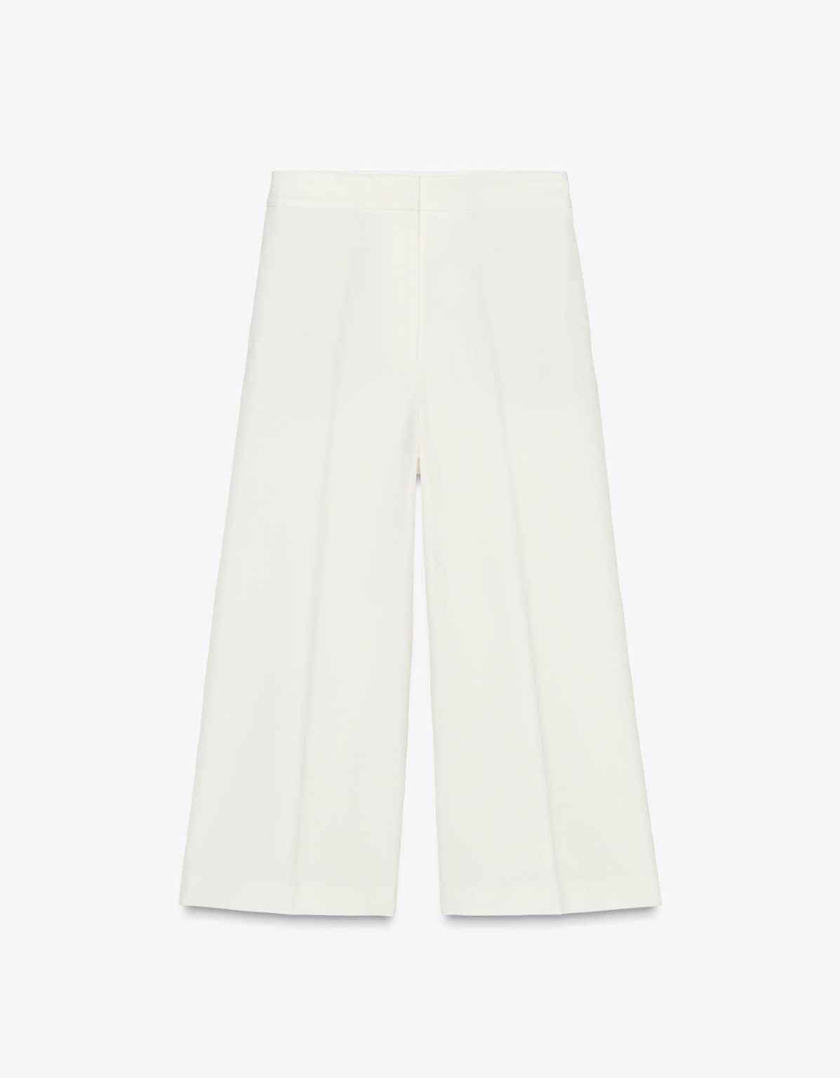 HIGH-WAIST CULOTTE TROUSERS