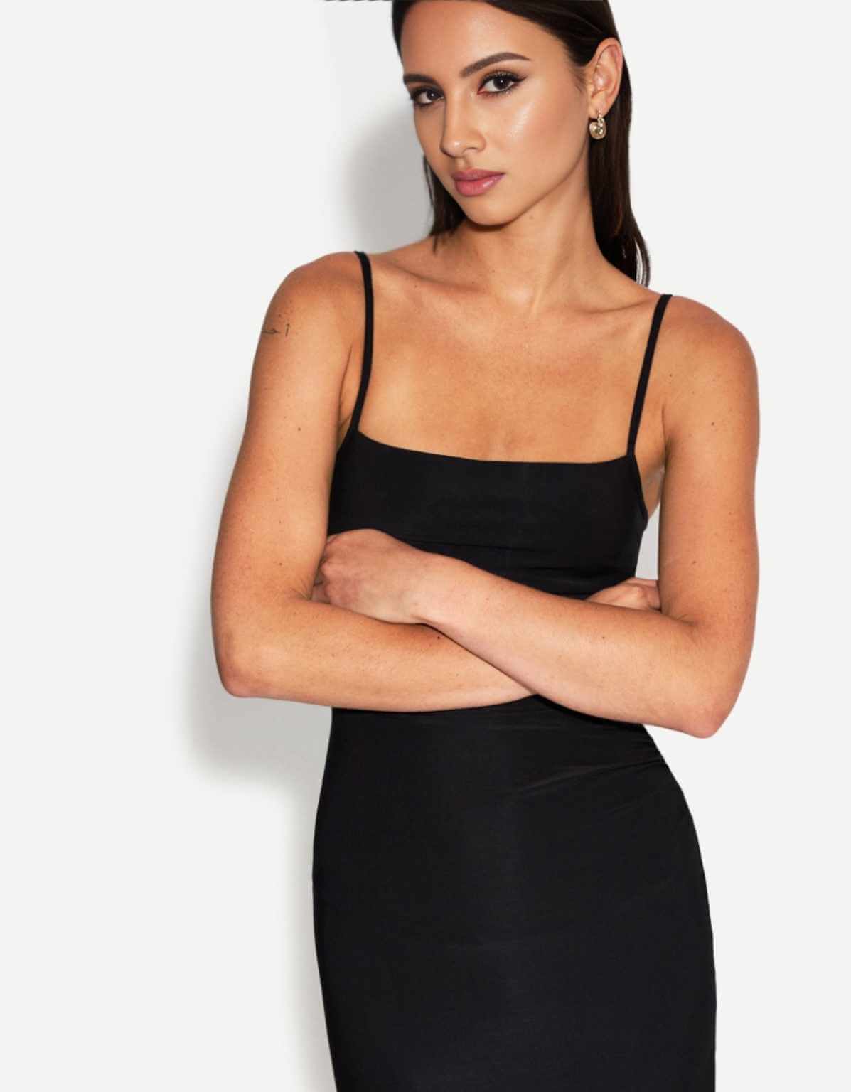 Strappy midi dress