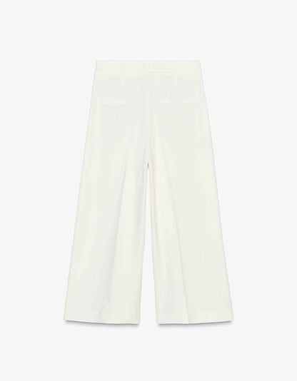 HIGH-WAIST CULOTTE TROUSERS