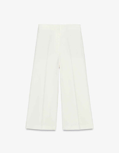 HIGH-WAIST CULOTTE TROUSERS